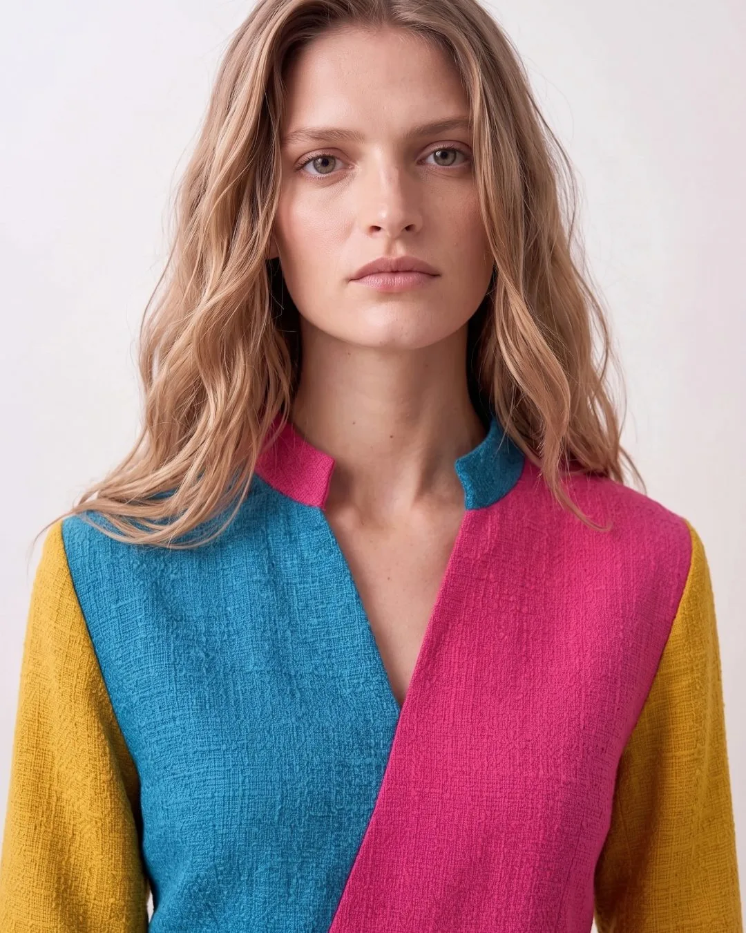 CÔTE D'AZUR COLOURBLOCK LINEN SET View 3