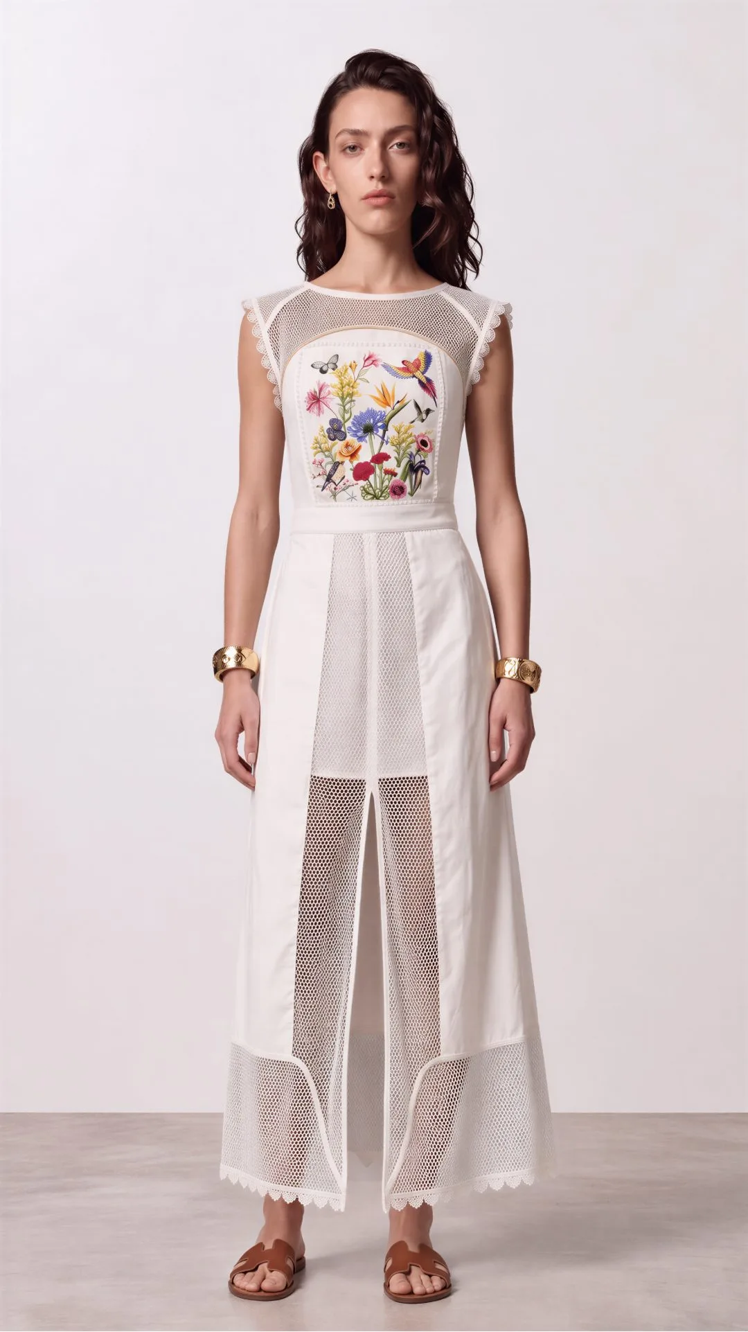 JARDIN BOTANICAL COTTON TOP & MAXI SKIRT