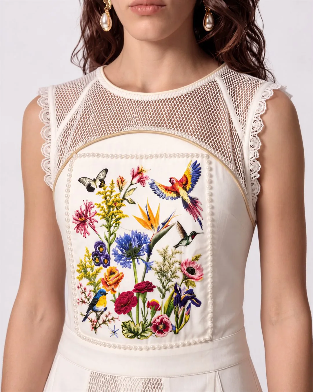 JARDIN BOTANICAL COTTON TOP & MAXI SKIRT View 3