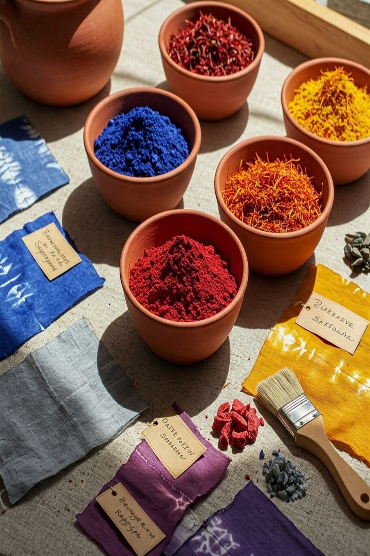 Natural dye process