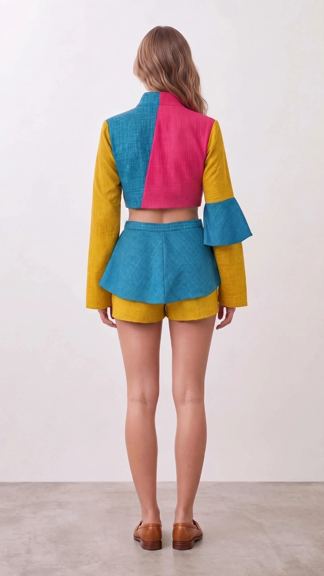 CÔTE D'AZUR COLOURBLOCK LINEN SET Alternate