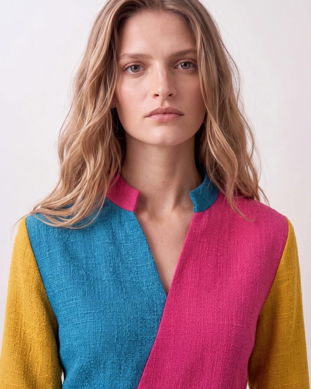 CÔTE D'AZUR COLOURBLOCK LINEN SET View 3