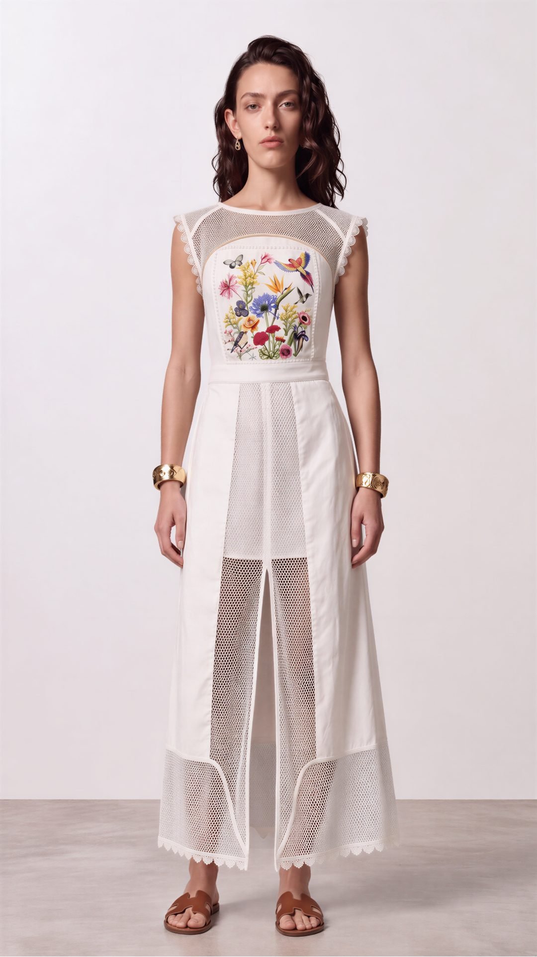 JARDIN BOTANICAL COTTON TOP & MAXI SKIRT